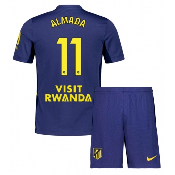 Billige Fotballdrakt Atletico Madrid Thiago Almada #11 Replika Bortedraktsett Barn 2025-26 Kortermet (med bukser)